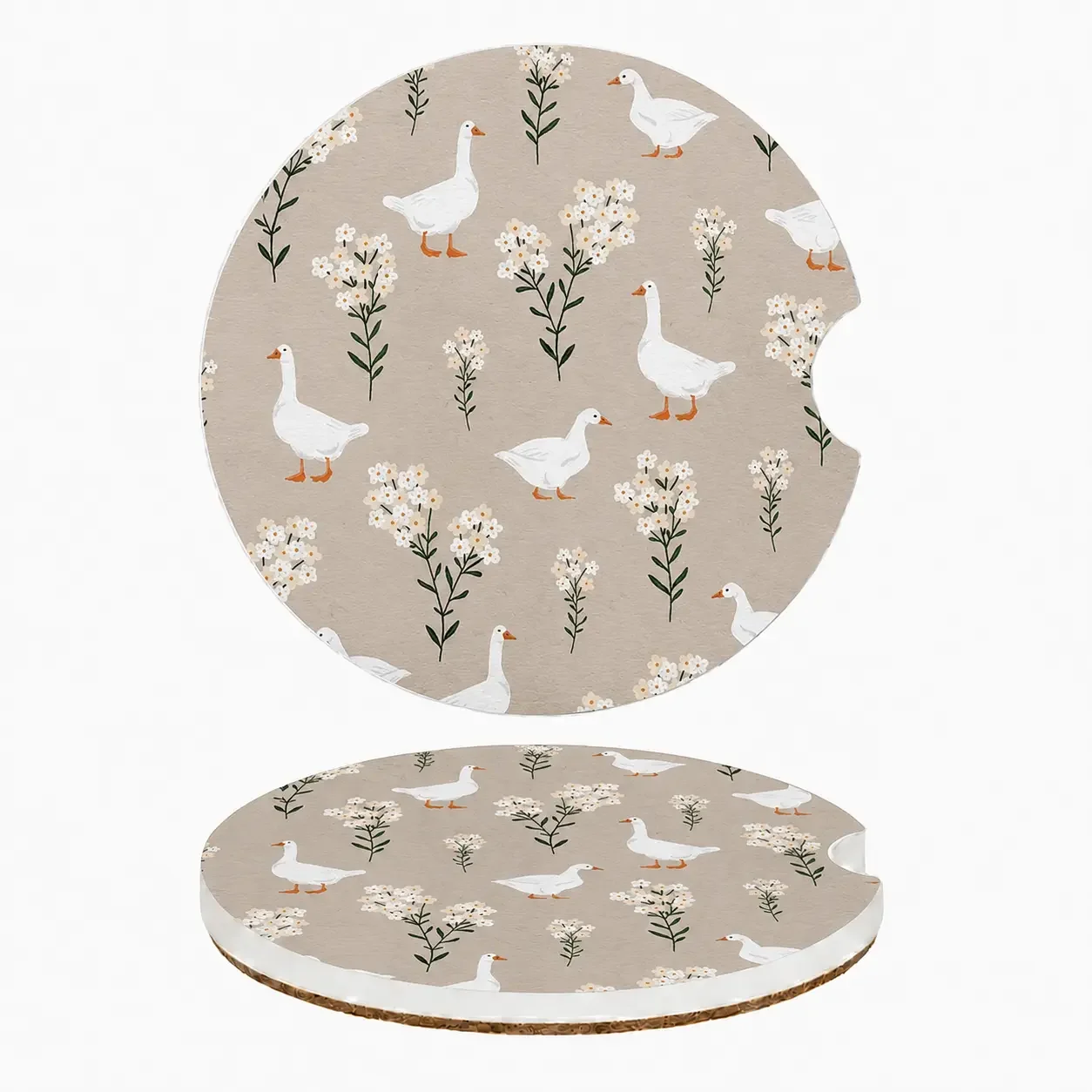 Car Accessories Cork - Zestaw 2 podkładek samochodowych z mydłowej