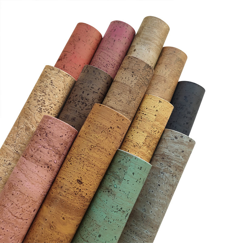 Car Accessories Cork - Kolorowe portugalia korkowe tkaniny Faux skórzane