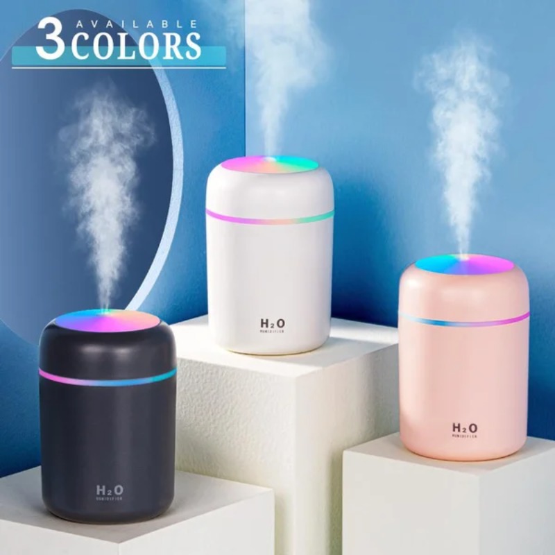 Car Fragrance Diffuser - Nawilżacz USB Ultrasoniczny Kolorowy Dyfuzor Aromaterapii