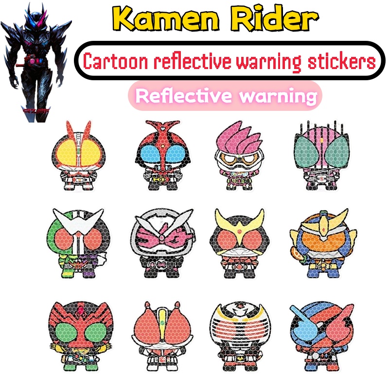 Car Accessories Parts - Spersonalizowana naklejka na samochód Kamen Rider,