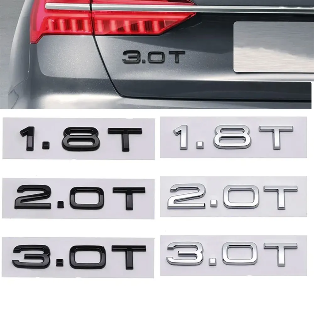 3D ABS 1.8T 2.0T 3.0T Litery L – Car Accessories Logo recenzja i cena