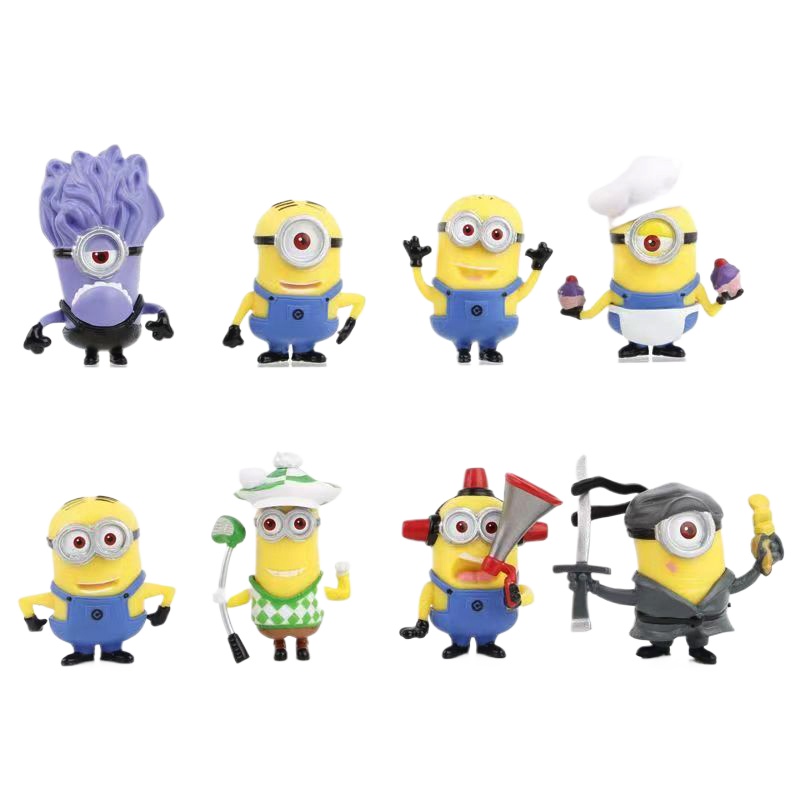 8 szt./1 zestaw 52TOYS Minionk – Car Accessories Xmas recenzja i cena