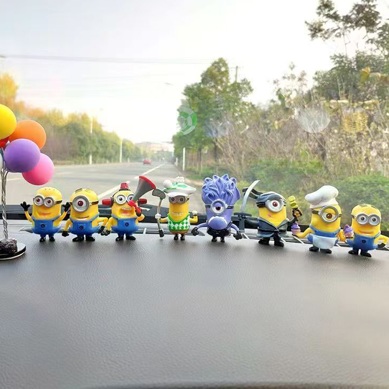 8 szt./1 zestaw 52TOYS Minionk – Car Accessories Xmas recenzja i cena