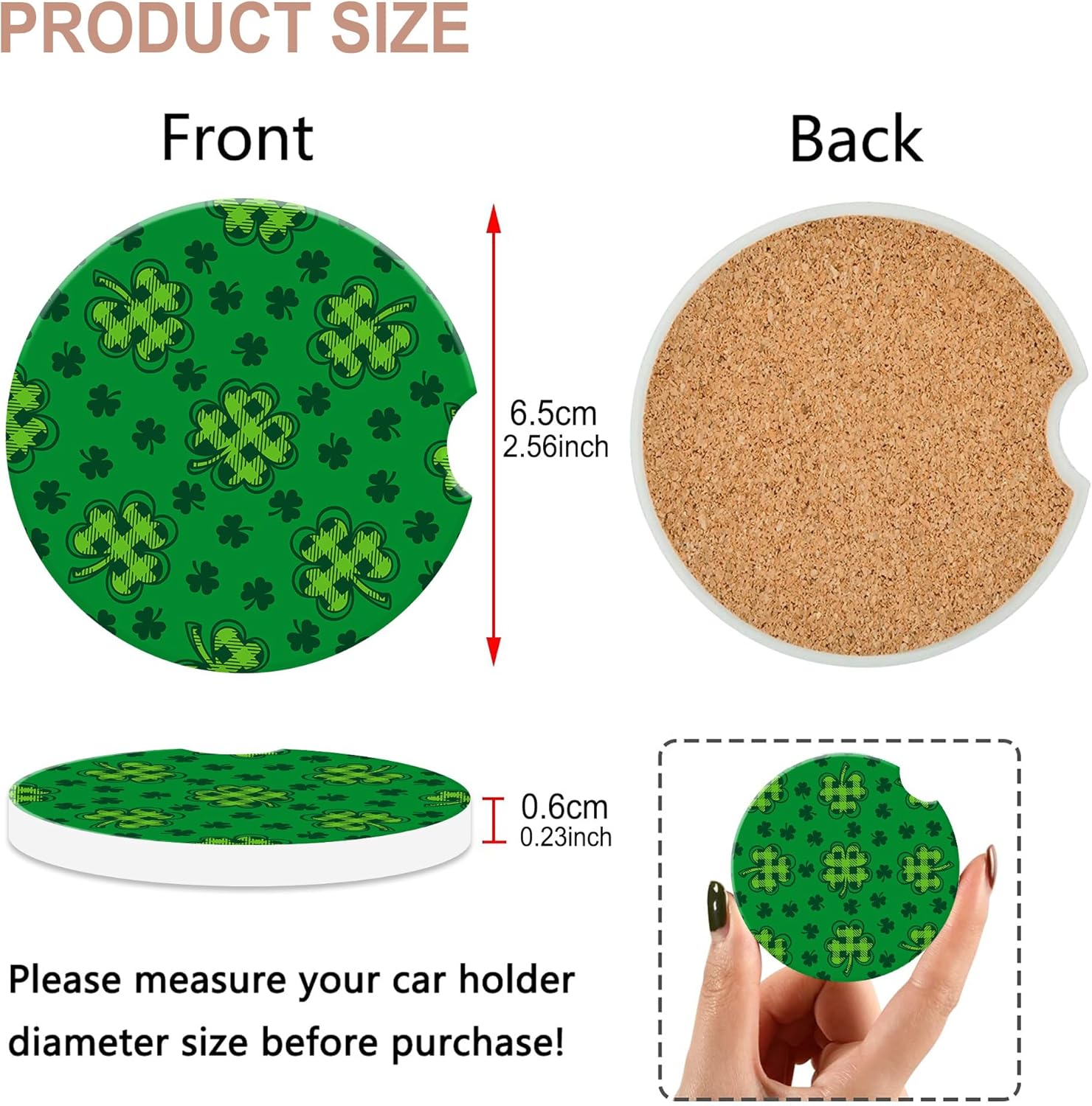 Podkładki pod kubki do samocho – Car Accessories Cork recenzja i cena