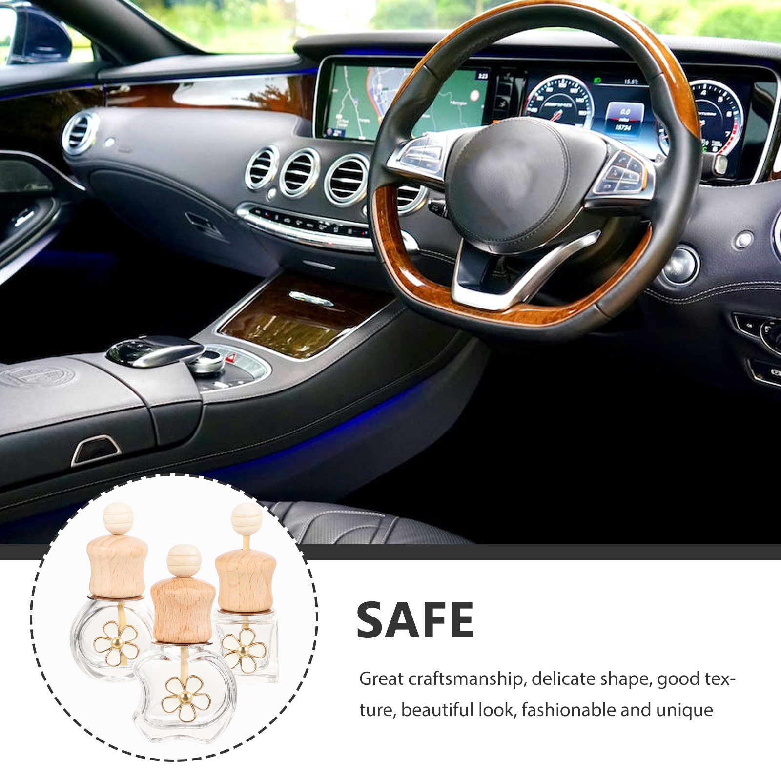 3 sztuki eleganckich, przezroc – Car Fragrance Diffuser recenzja i cena