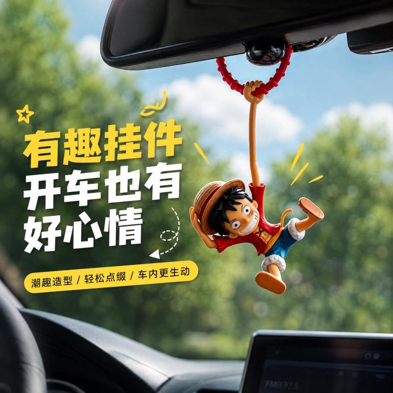 One Piece Monkey D. Luffy Zawi – Car Accessories Hanging From Mirror recenzja i cena