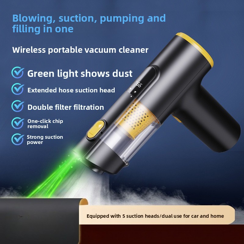 Odkurzacz samochodowy 4 w 1 z  – Car Vacuum Cleaner recenzja i cena