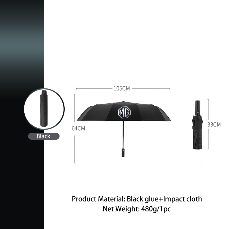 Automatyczny składany parasol  – Car Accessories Logo recenzja i cena