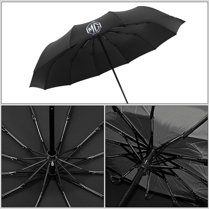 Automatyczny składany parasol  – Car Accessories Logo recenzja i cena