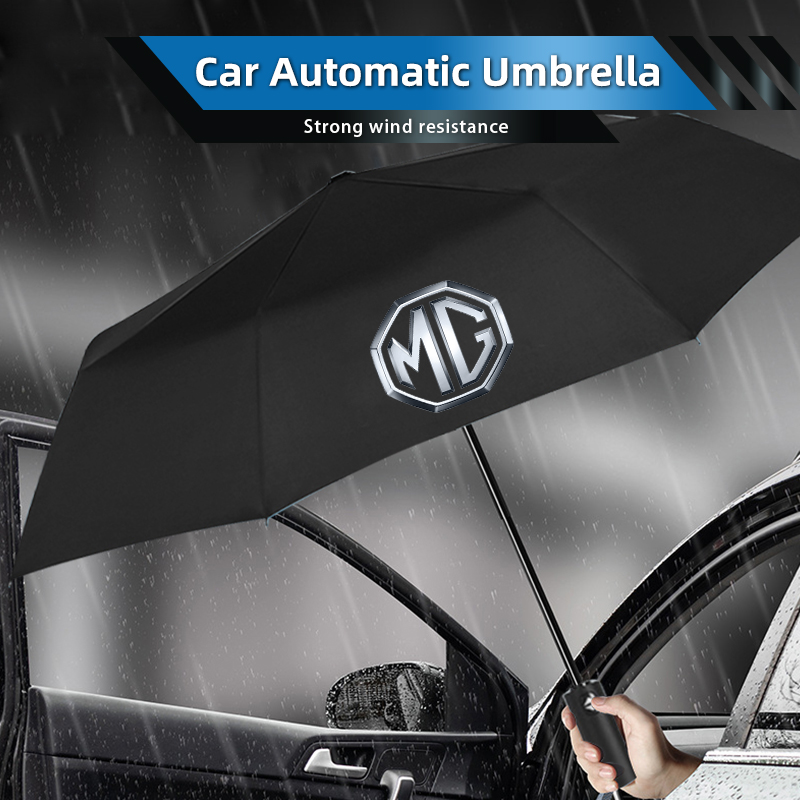 Automatyczny składany parasol  – Car Accessories Logo recenzja i cena